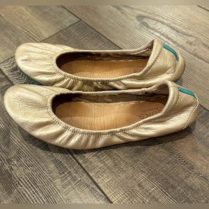 Gold leather Tieks - Size 8